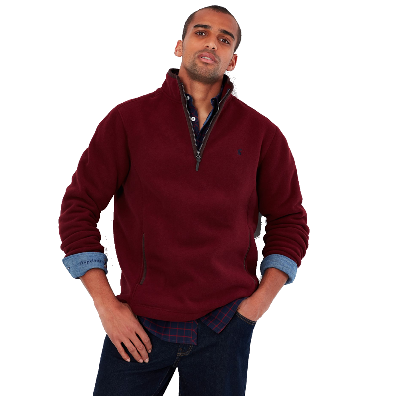 Joules Coxton Clean Look Fleece With Cord Trims - Port-1